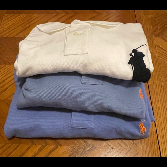 3 mens XL Polo Ralph Lauren polo shirts - Picture 1 of 10